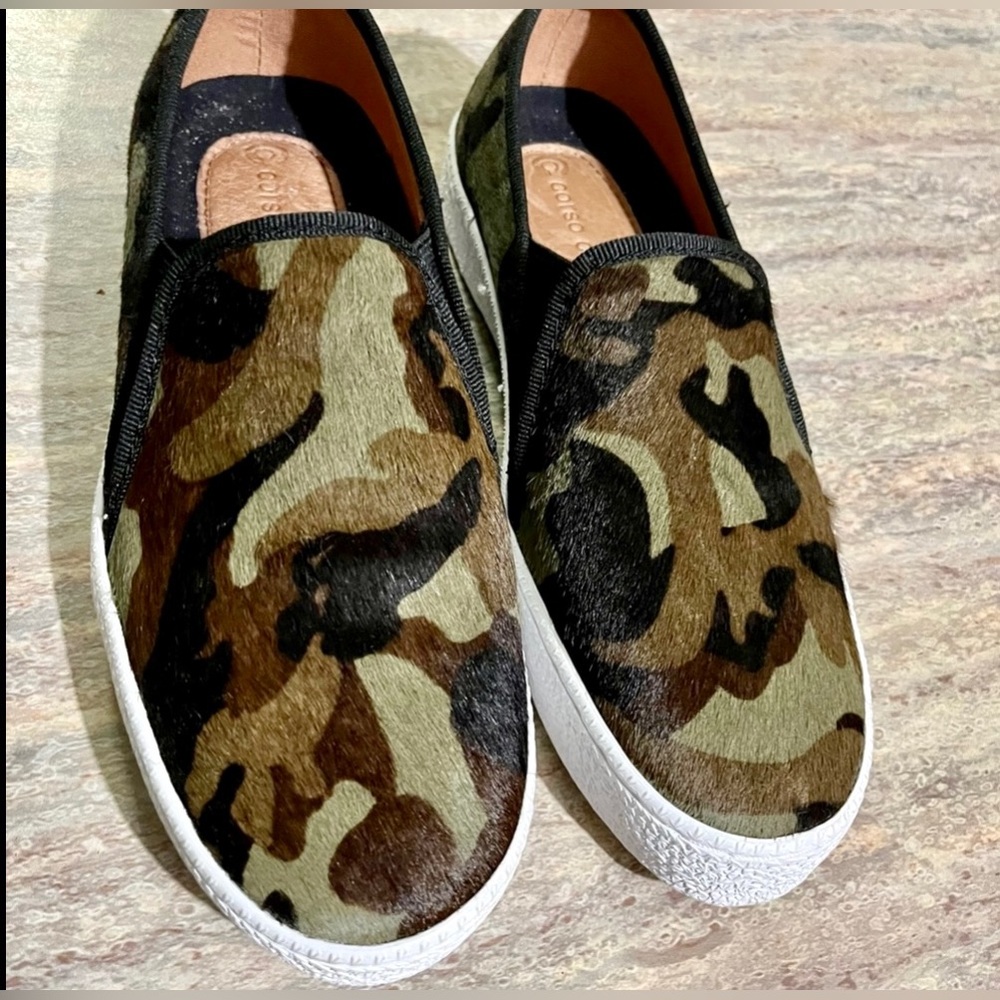 NWOB Corso Como Camo slip on sneakers